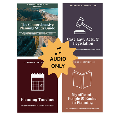 AICP Study Guide Bundle - All 4 Ebooks Audio Only